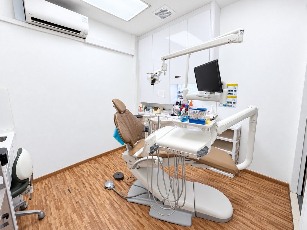 Treatment room at Happy Tooth Dental